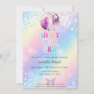 Retro Dans Sa Maman Baby shower Invitation