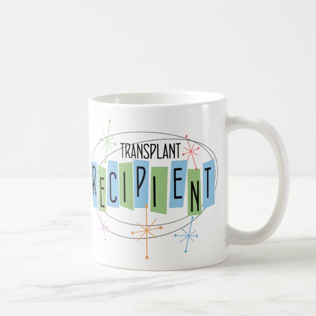 Retro design transplant destinataire tasse de café (Droite)