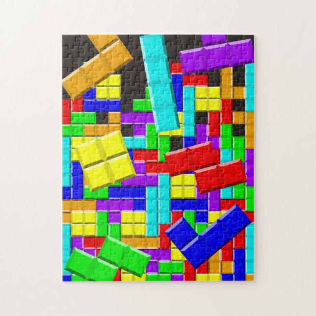 Retro Falling Bricks Arcade Jeu Puzzle (Vertical)