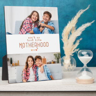 Retro Fête des Mères 2 Photos Plaques personnalisé