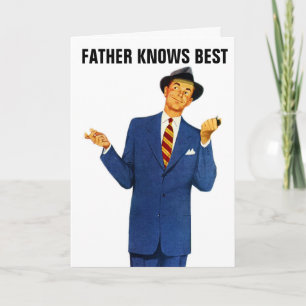 RETRO FÊTE DES PÈRES CARTES DE SALUT POUR PÈRE