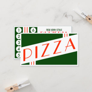rétro fidélité de client de pizzeria