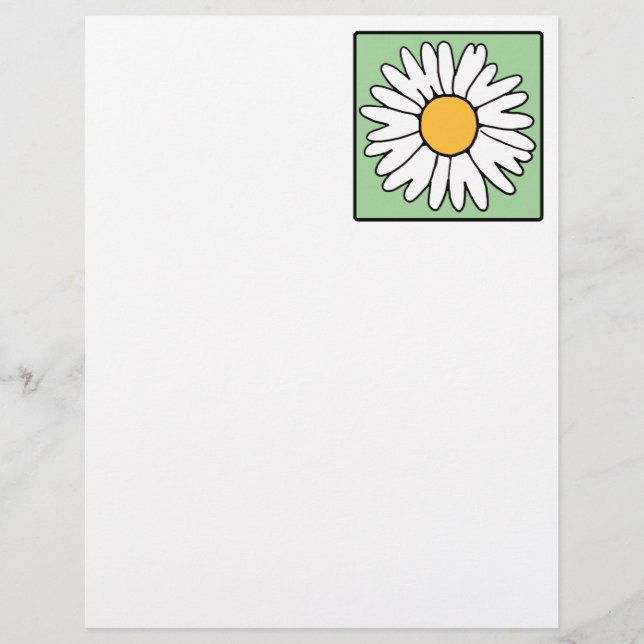 Rétro fleur de jardin de ressort de marguerite de (Devant)
