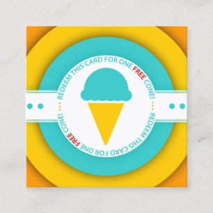 rétro FREE ICE CREAM CONE coupon