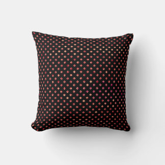Retro Funky Stripes Art Design Coussin Abstrait