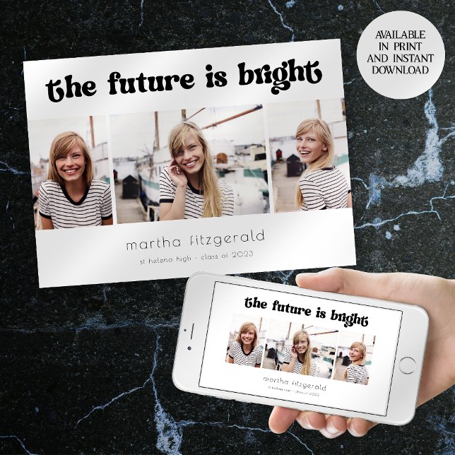 Retro Future est une brillante Faire-part de diplô (Créateur téléchargé)
