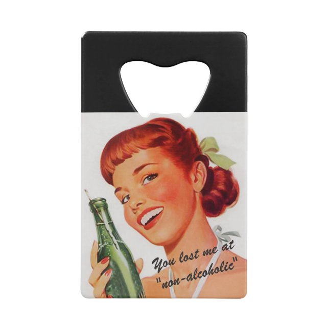 Retro Girl Soda Advert Drôle Slogan (Devant)