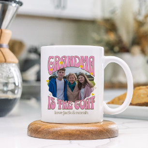 Retro Grand-mère est la chèvre Photo Mug