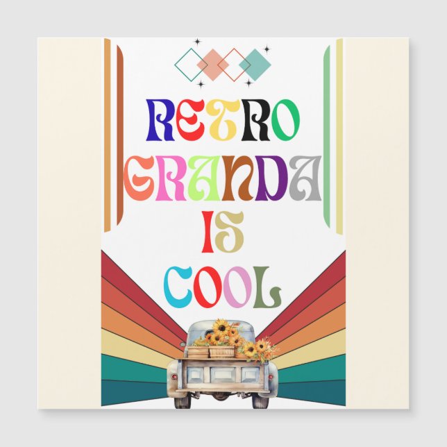 Retro Grand-père est Cool (Devant)