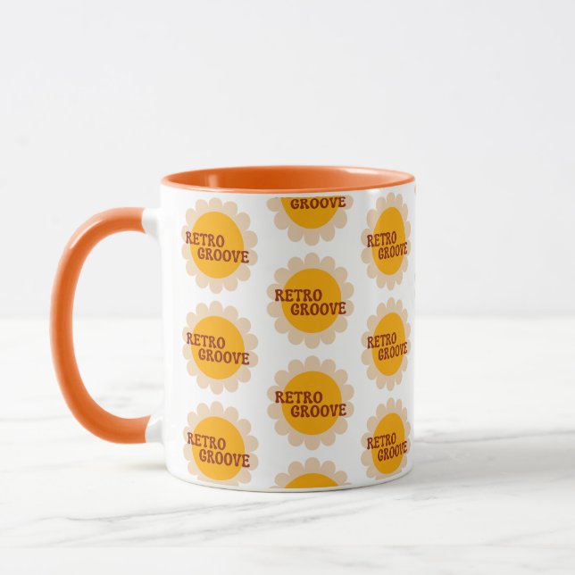 Retro Groove Coffee Mug (Gauche)