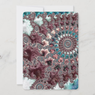 Rétro Groovy Éclectique Bohémien Spirale Fractale