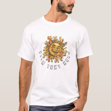 Retro Groovy Melting Sun Custom T-Shirt | Vintage 