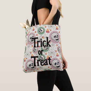 Retro Halloween Trick ou Treat Candy Sac fourre-to