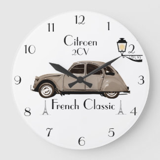 Rétro horloge murale de Citroen 2CV
