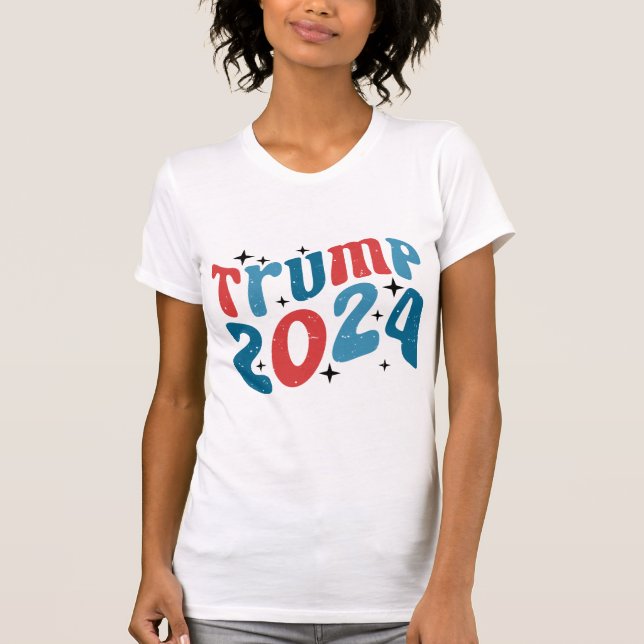 Rétro 'In My Trump Era' T-shirt féminin 2024 (Devant)