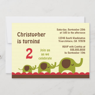 Rétro invitation de fête d'anniversaire du garçon
