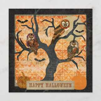 Rétro invitation de Halloween de couche-tard