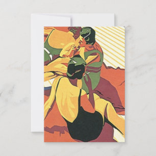 Rétro Invitation Summer House ~ Beach ~ Pool Party