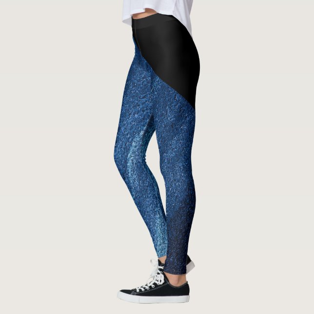RETRO JEAN PRINT Leggings (Gauche)