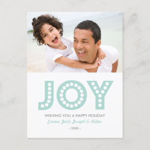 RETRO JOY  CARTE DE POSTE PHOTO DE VACANCES