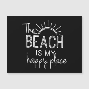 Rétro La plage est mon endroit heureux Funny Summe