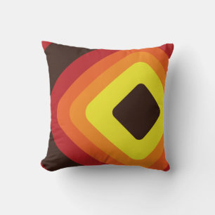Retro les années 70 coussin