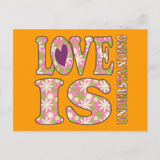 Retro Love Comprend Carte Postale