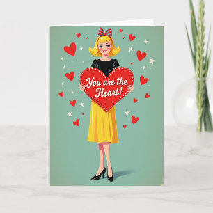 Retro Love Vous êtes la carte du cœur