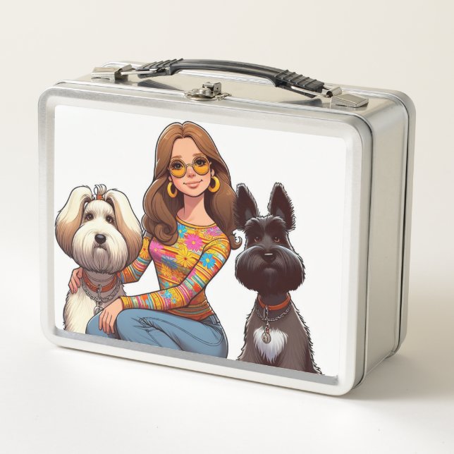 Retro Lunch Box - Style Vintage, Amusement Quotidi (Devant)