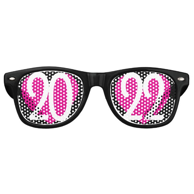 Retro Lunettes de fête de l'amour du Nouvel An 2022 (Devant)
