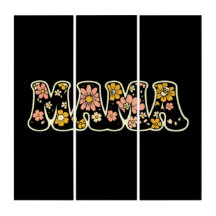 Rétro Maman Vintage Floral Fête des Mères 2026