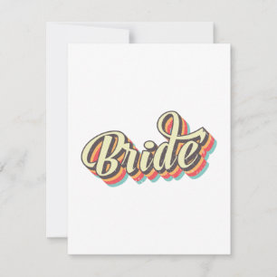 Retro Mariées Babes, Bachelorette cadeau de fête d