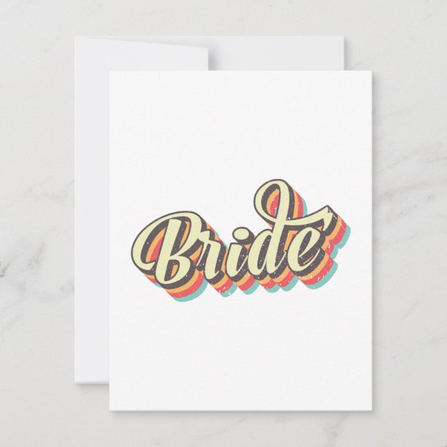 Retro Mariées Babes, Bachelorette cadeau de fête d (Devant)