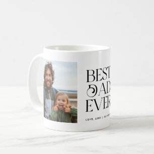 Retro Meilleur Papa Jamais Photo Café Mug