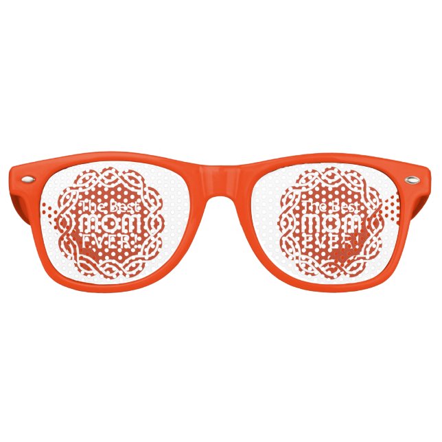Retro MEILLEURS lunettes de fête MOM (Devant)