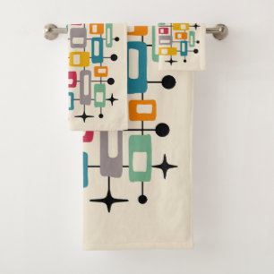 Retro Mid-Century Moderne Abstrait