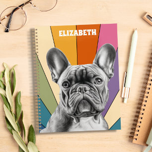 Rétro Mignon Bouledogue Français Personnalisé Arc-