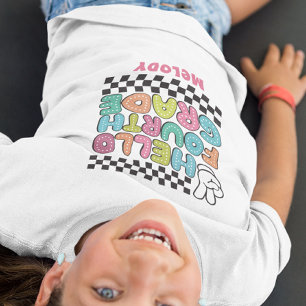 Rétro mignon retour à l'école T-shirt de quatrième