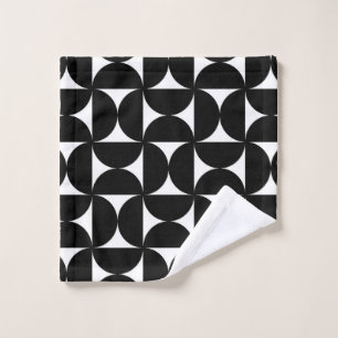 Retro Minimalist Style Black Geometric Bauhaus