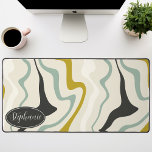 Retro Moderne Monnaie Abstraite Noir Marbre Or Swi<br><div class="desc">Laissez-vous tenter par une danse des couleurs grâce à notre Motif moderne rétro Abstrait en marbre liquide. Evoquant la fluidité dynamique des surfaces marbrées et l'esthétique charmante du design rétro-moderne, ce motif est un régal pour les yeux. Une symphonie de couleurs vibrantes tourbillonne et coule dans des mouvements comme des...</div>