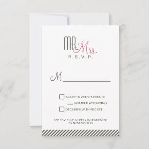 Rétro moderne RSVP