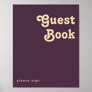 Rétro moderne Symbole du livre d'or foncé