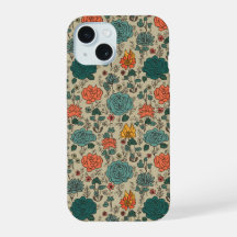 Retro Motif iPhone 15 Coque