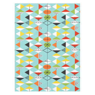 Rétro nappe de motif de harlequin