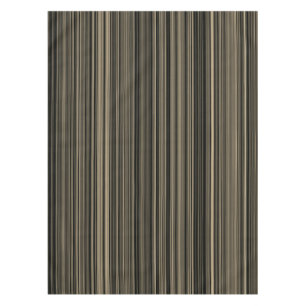 Rétro nappe de rayure de taupe beige Brown