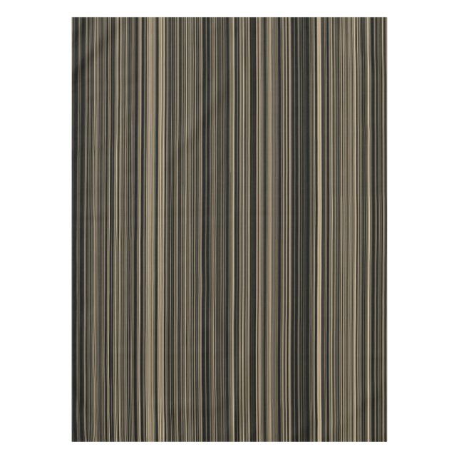 Rétro nappe de rayure de taupe beige Brown (Devant)
