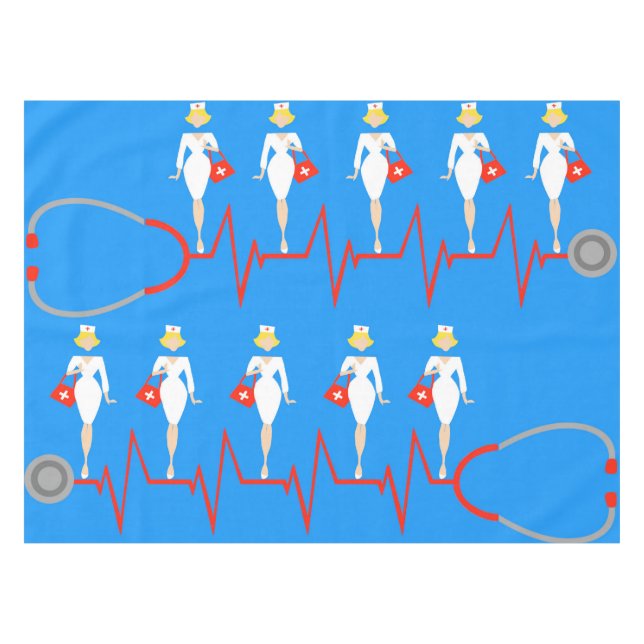 Rétro nappe d'infirmière (Devant (Horizontal))