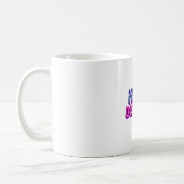 Retro Neon Dreams Star Icon Mug (Gauche)