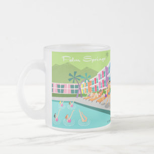 Retro Palm Springs Hotel Mug