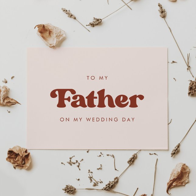 Retro pêche à mon père sur ma carte de jour de mar (Créateur téléchargé)